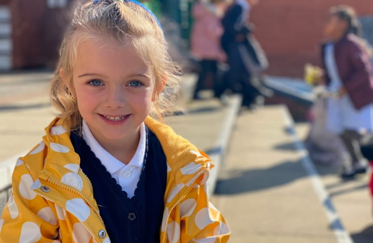 Blonde little girl